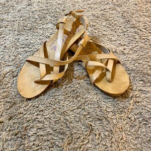 Blowfish Tan Sandals